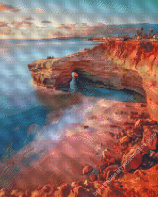 San Diego Sunset Cliffs Diamond Painting