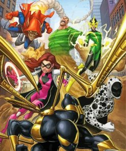 Sinister Six Marvel Characters Diamond Painting