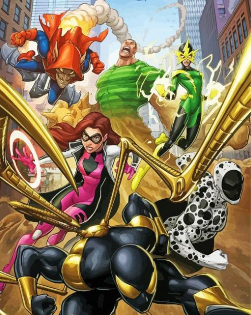 Sinister Six Marvel Characters Diamond Painting