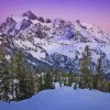 Snow In Cascade Range Diamond Painting