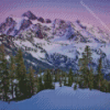 Snow In Cascade Range Diamond Painting