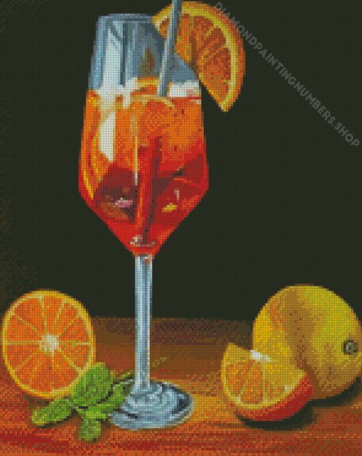 Spritz Cocktail Diamond Painting