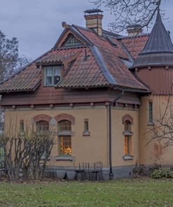 Stockholm Sweden Houses Mansion Diamond Painting