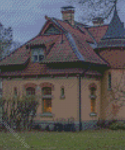 Stockholm Sweden Houses Mansion Diamond Painting