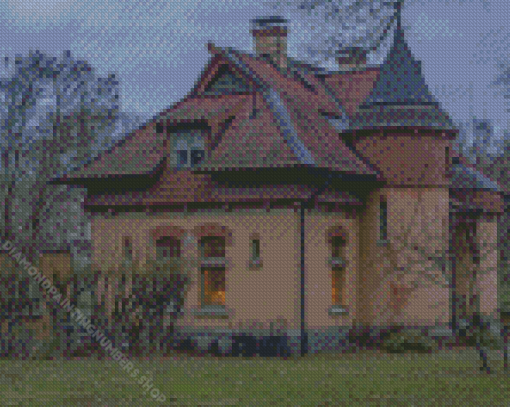 Stockholm Sweden Houses Mansion Diamond Painting