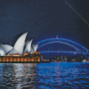 Sydney Harbour Bridge Night Diamond Painting