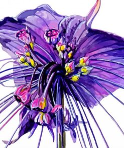 Tacca Chantrieri Bat Flowers Diamond Painting