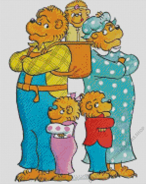 The Berenstain Bears Diamond Painting