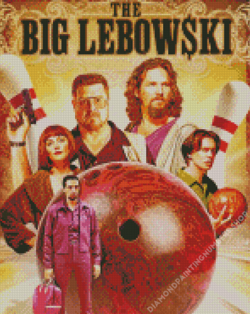 The Big Lebowski Movie Poster Diamond Painting