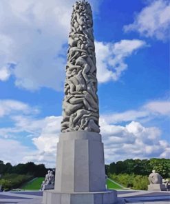 The Vigeland Park Sculpture Diamond Painting