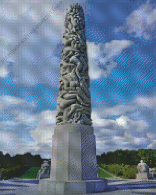 The Vigeland Park Sculpture Diamond Painting