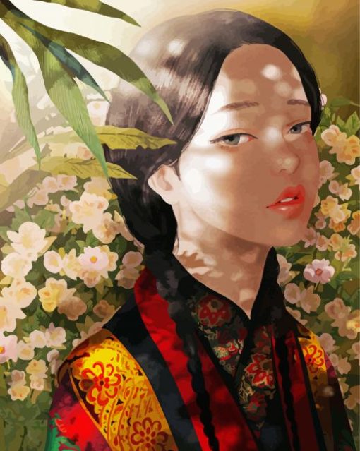 Tibet Girl Tibet Girl Diamond Painting