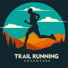 Trail Running Poster Diamond Painting