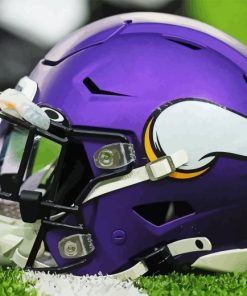 Vikings Football Helmet Diamond Painting