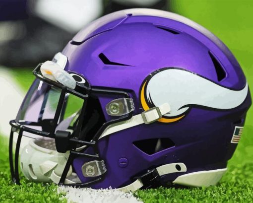 Vikings Football Helmet Diamond Painting