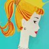 Vintage Barbie Side Profile Diamond Painting