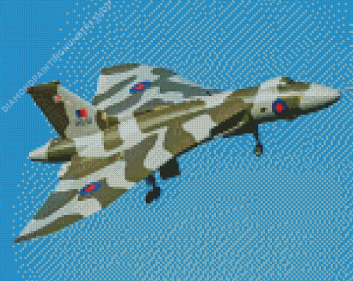 Vulcan Bomber Diamond Painting