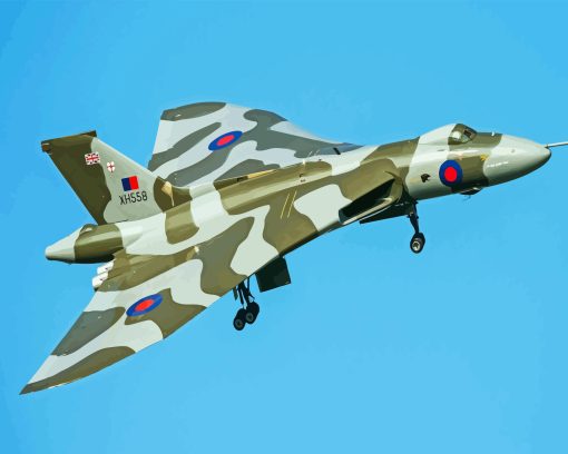 Vulcan Bomber Diamond Painting