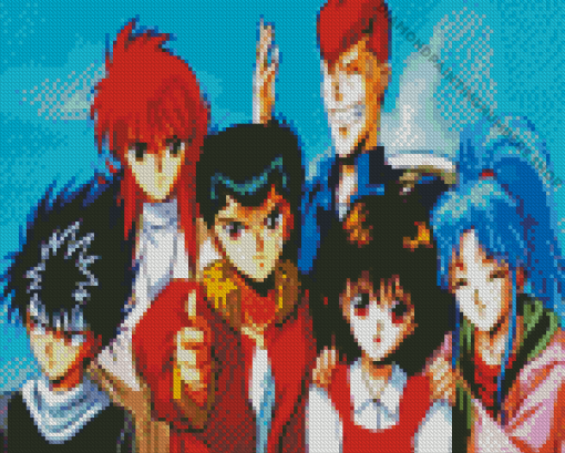 YuYu Hakusho Anime Manga Poster Diamond Painting