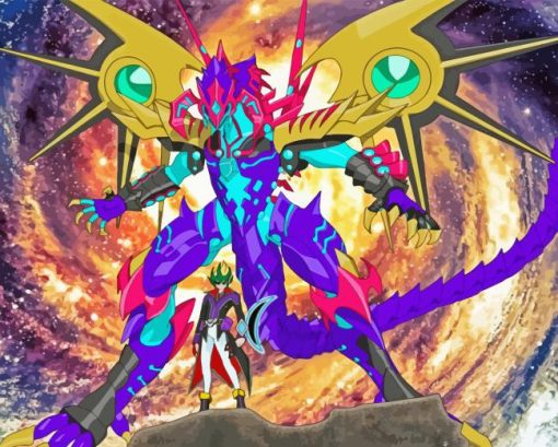 Yugioh Anime Galaxy Eyes Photon Dragon Diamond Painting