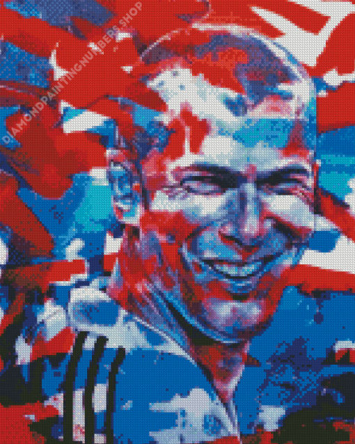 Zinedine Zidane Diamond Painting