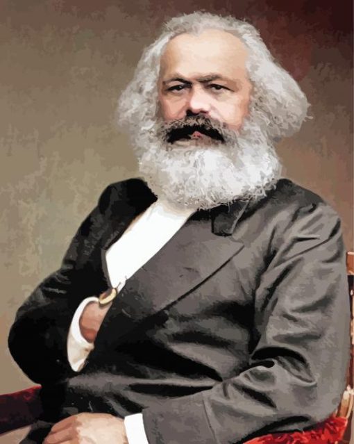 Aesthetic Karl Marx Diamond Painting