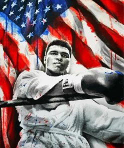 Aesthetic Muhammad Ali Diamond Painting