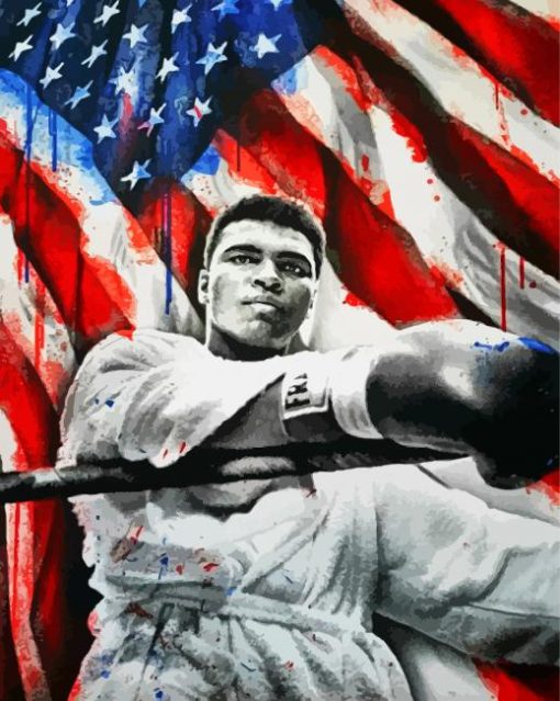 Aesthetic Muhammad Ali Diamond Painting