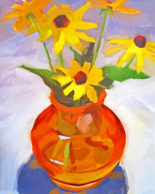 Aesthetic Black Eyed Susan Diamond Painting