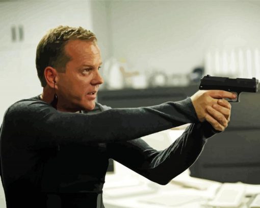 Aesthetic Jack Bauer Diamond Painting