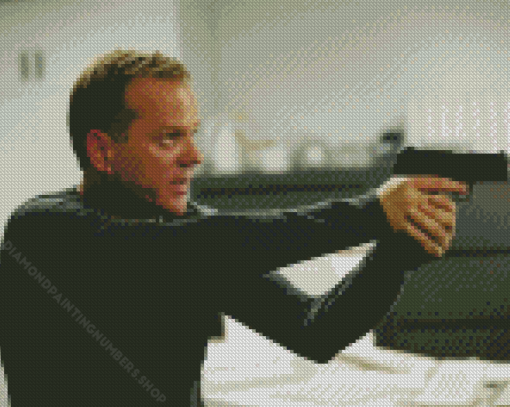 Aesthetic Jack Bauer Diamond Painting