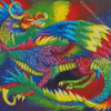 Aesthetic Rainbow Dragon Diamond Painting