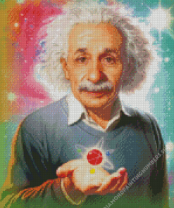 Albert Einstein Diamond Painting