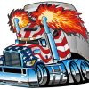 American Big Rig Art Diamond Painting