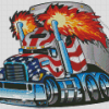 American Big Rig Art Diamond Painting