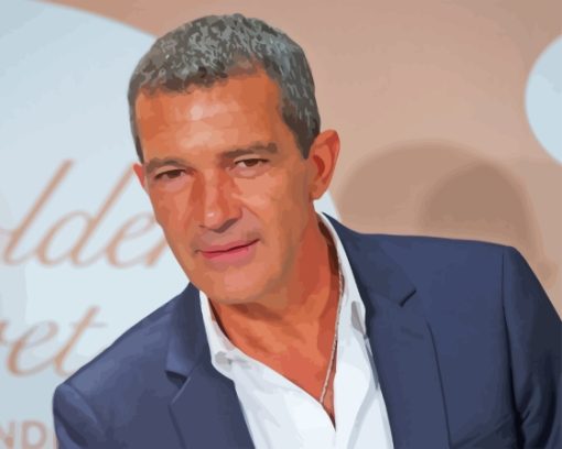 Antonio Banderas Spanish Actor Diamond Painting