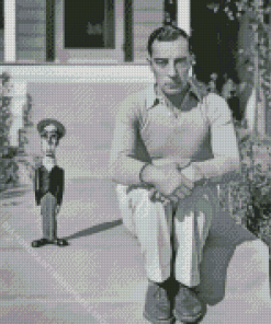 Buster Keaton And Doll Diamond Painting