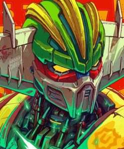 Close Up Jeeg Robot Diamond Painting