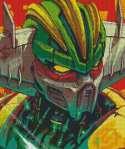 Close Up Jeeg Robot Diamond Painting