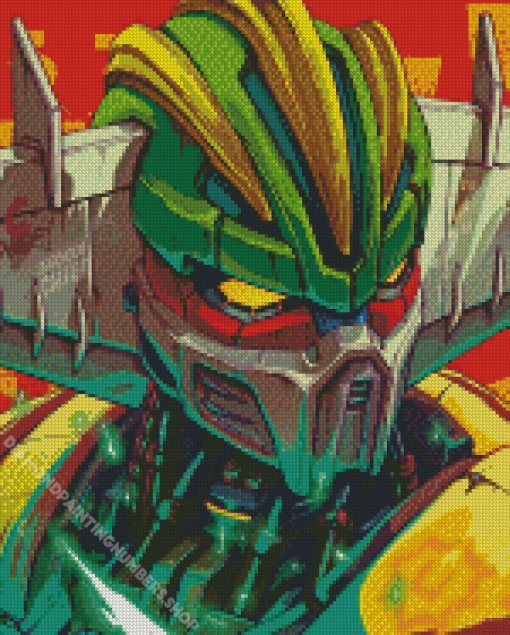 Close Up Jeeg Robot Diamond Painting