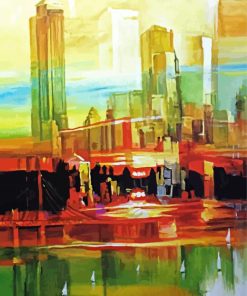 Colorful Abstract City Diamond Painting