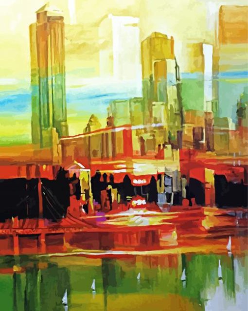 Colorful Abstract City Diamond Painting