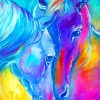 Colorful Horse Couple Diamond Painting