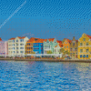 Curacao Colorful Buildings Diamond Painting