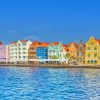 Curacao Colorful Buildings Diamond Painting