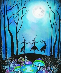 Dancing Witches Diamond Painting