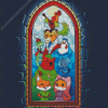 Disney Stained Glass Diamond Painting