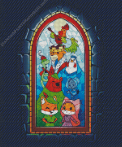 Disney Stained Glass Diamond Painting