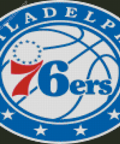 Philadelphia 76Ers Logo Diamond Painting