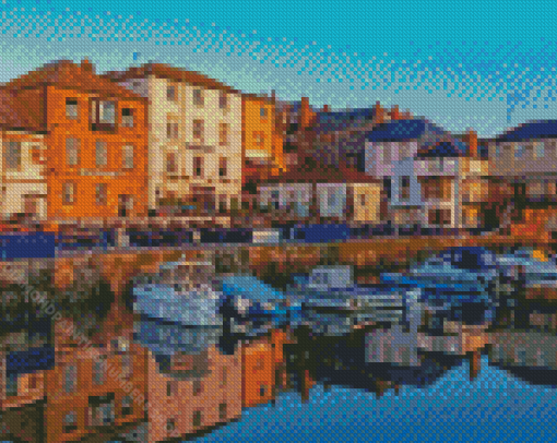 Falmouth Harbour Cornwall Diamond Painting